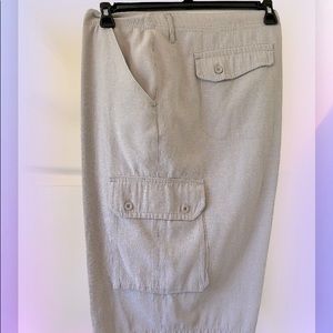 Sahara Club 1982 Cargo Shorts, Size 46/Tall Color Grey.
